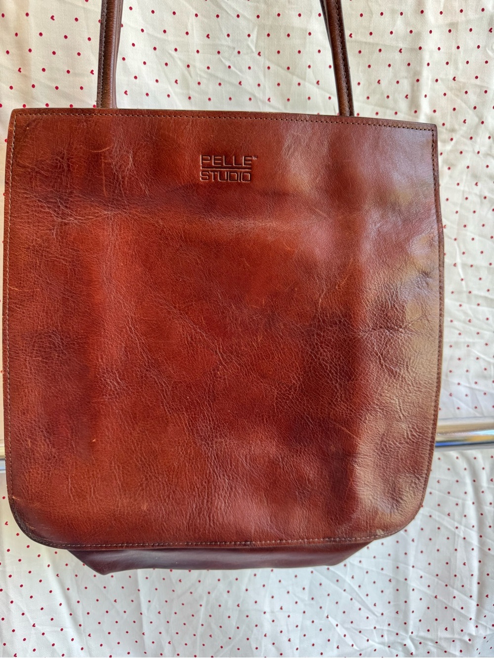 Vintage Pelle Studio Leather Tote